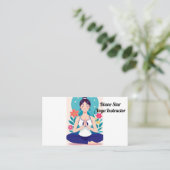 Carte De Visite Instructeur de yoga (Debout devant)