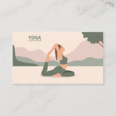 Carte De Visite Instructeur de yoga (Devant)