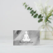 Carte De Visite Instructeur de yoga (Debout devant)