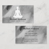 Carte De Visite Instructeur de yoga (Devant / Derrière)