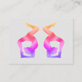 Carte De Visite Instructeur de yoga (Dos)