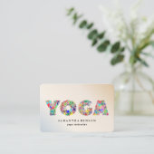 Carte De Visite Instructeur de yoga (Debout devant)