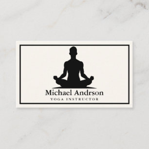 Carte De Visite Instructeur de yoga