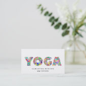 Carte De Visite Instructeur de yoga (Debout devant)