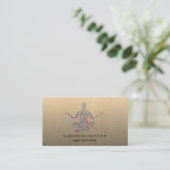 Carte De Visite Instructeur de yoga (Debout devant)