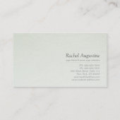 Carte De Visite Instructeur de Yoga de Lotus Or et de Grunge Bleu (Dos)