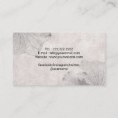 Carte De Visite Instructeur de Yoga de méditation de dessin de lot (Dos)