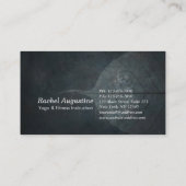 Carte De Visite Instructeur de Yoga Lotus Méditation Pose Brosse (Dos)