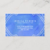 Carte De Visite Instructeur de Yoga Namaste (Dos)