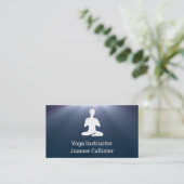 Carte de visite instructeur de Yoga ou Pilates (Debout devant)