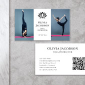Carte De Visite Instructeur de yoga Photo