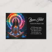 Carte De Visite Instructeur de Yoga Pilates (Devant)