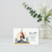 Carte De Visite Instructeur de Yoga Pilates (Debout devant)