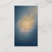 Carte De Visite Instructeur de Yoga pour Lotus et Symbole OM (Dos)