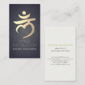 Carte De Visite Instructeur de Yoga Root Chakra Muladhara Mantra L (Devant / Derrière)