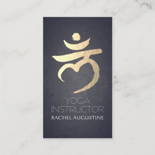 Carte De Visite Instructeur de Yoga Root Chakra Muladhara Mantra L (Devant)