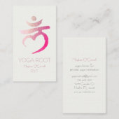 Carte De Visite Instructeur de Yoga Root Chakra Muladhara Mantra L (Devant / Derrière)