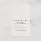 Carte De Visite Instructeur de Yoga Root Chakra Muladhara Mantra L (Dos)