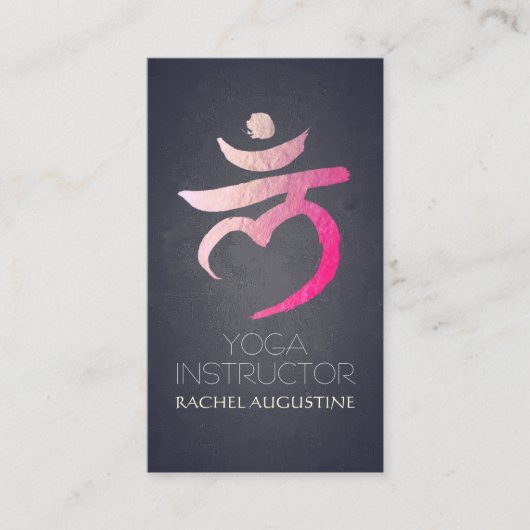 Carte De Visite Instructeur de Yoga Root Chakra Muladhara Mantra L (Devant)