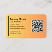 Carte De Visite Instructeur de yoga Yoga Studios Professionnel (Devant)