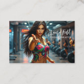 Carte De Visite Instructeur de zumba / Formateur personnel (Devant)