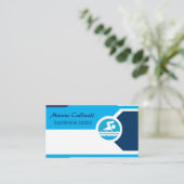 Carte De Visite Instructeur d'entraîneur de natation (Debout devant)