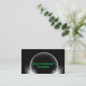 Carte De Visite Instructeur d'entraîneur de thème de golf (Debout devant)