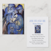 Carte De Visite Instructeur d'équitation d'entraîneur de cheval - (Devant / Derrière)