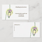 Carte De Visite instructeur d'Escalade (Devant / Derrière)