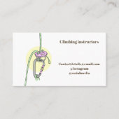 Carte De Visite instructeur d'Escalade (Devant)