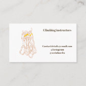 carte de visite instructeur Escalade (Devant)