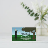 Carte De Visite Instructeur Golf Pro (Debout devant)