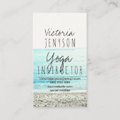 Carte De Visite Instructeur moderne de yoga de photographie de (Devant)