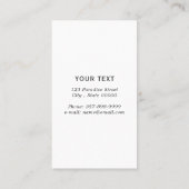 Carte De Visite Instructeur Pilates (Dos)