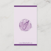 Carte De Visite Instructeur Pilates (Dos)