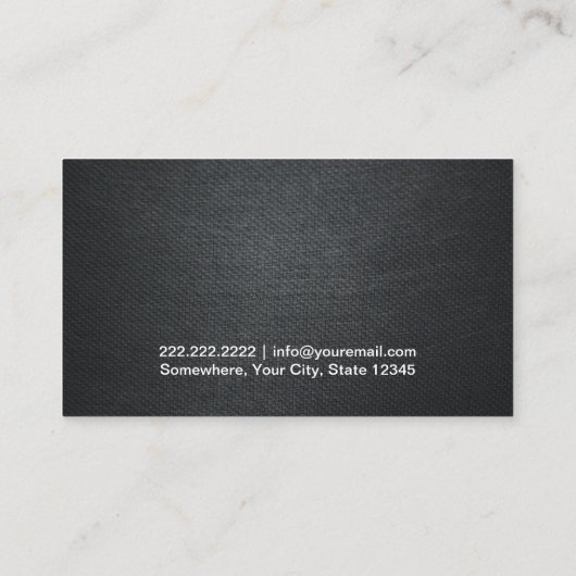 Carte De Visite Instructeur professionnel de golf (Dos)