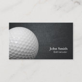 Carte De Visite Instructeur professionnel de golf (Devant)