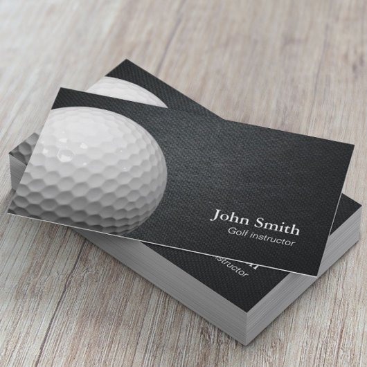 Carte De Visite Instructeur professionnel de golf