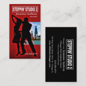 Carte De Visite Instructeur urbain de danse de style de Steppin (Devant / Derrière)