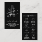 Carte De Visite Instruction de conseils de post-soins de Laminatio (Devant / Derrière)