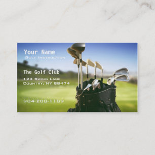 Carte De Visite Instruction de golf