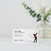 Carte De Visite Instruction de golf (Debout devant)