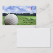 Carte De Visite Instruction de golf (Devant / Derrière)