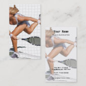 Carte De Visite Instruction de tennis (Devant / Derrière)