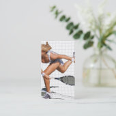 Carte De Visite Instruction de tennis (Debout devant)
