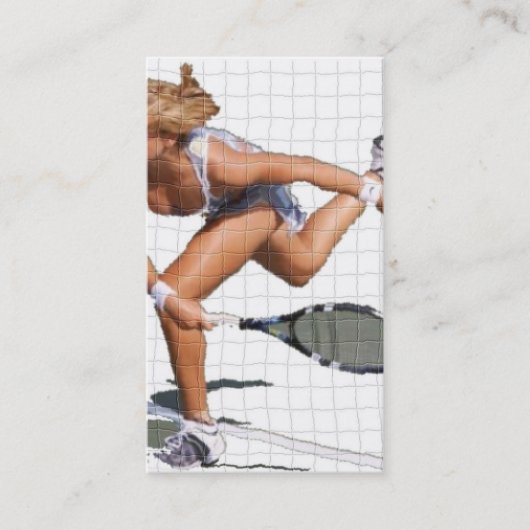 Carte De Visite Instruction de tennis (Devant)