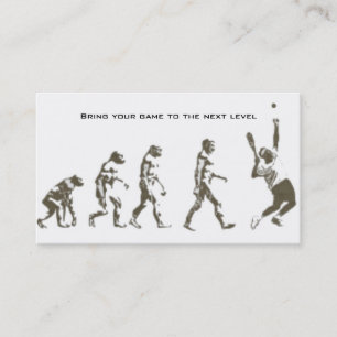 Carte De Visite Instruction de tennis