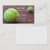 Carte De Visite Instruction de tennis (Devant / Derrière)