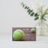 Carte De Visite Instruction de tennis (Debout devant)