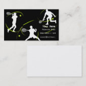Carte De Visite Instruction de tennis (Devant / Derrière)